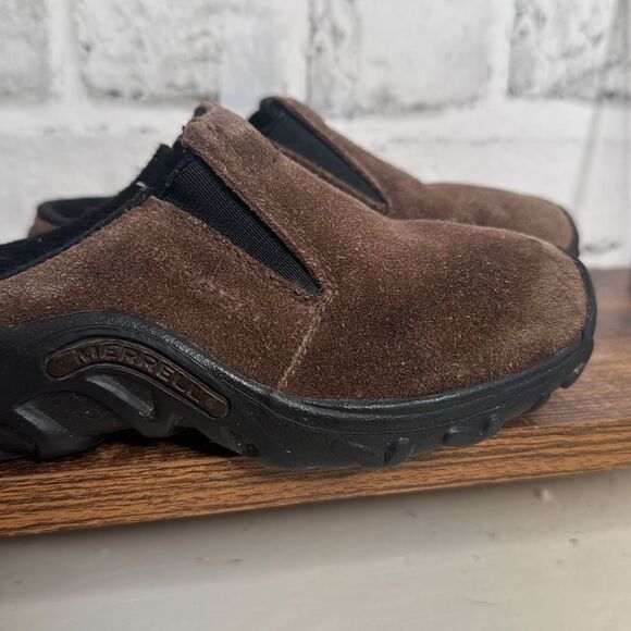 Merrell Jungle Slide Toddler Suede Brown Size 10 - Picture 3 of 7